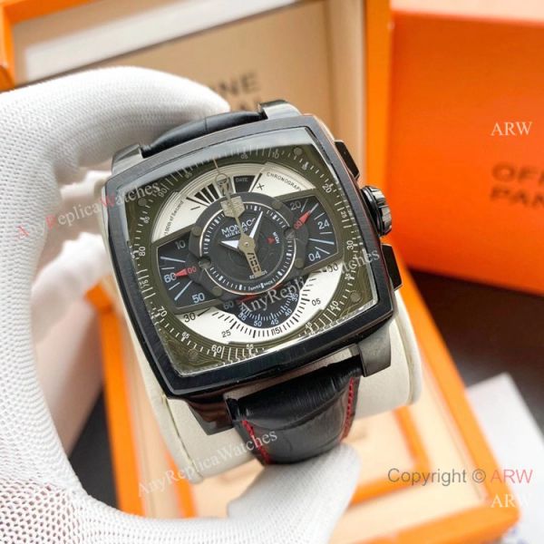 New Copy TAG Heuer Monaco Mikrograph Watch SS Black Dial New Copy TAG Heuer Monaco Mikrograph Watch SS Black Dial