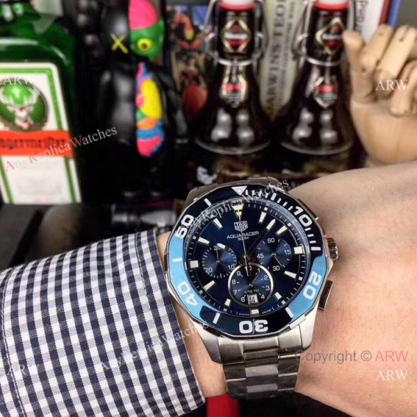 Best Copy Tag Heuer Aquaracer 300m Chronograph Watches 41mm Best Copy Tag Heuer Aquaracer 300m Chronograph Watches 41mm