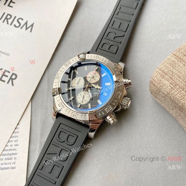 Copy Breitling Super Avenger II Black Chronograph Dial Watch Copy Breitling Super Avenger II Black Chronograph Dial Watch