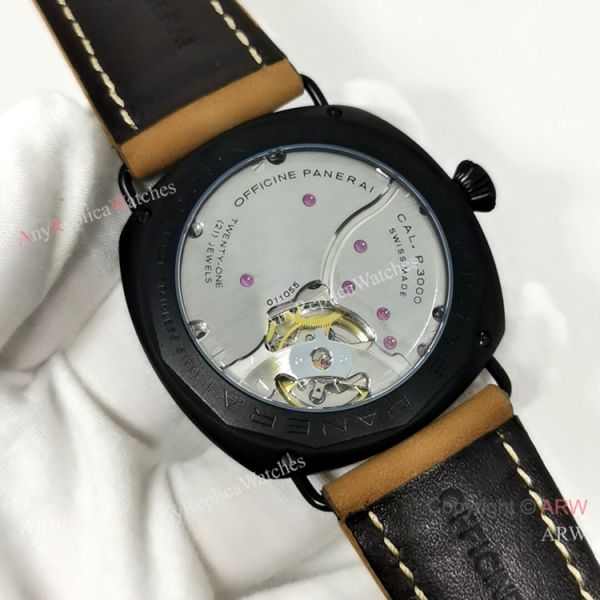 Copy Panerai Radiomir PAM00504 Black Case Watch P3000 Movement Copy Panerai Radiomir PAM00504 Black Case Watch P3000 Movement