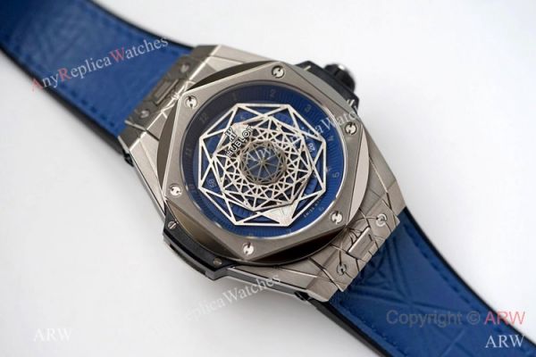 NEW! Swiss Grade Hublot Big Bang Sang Bleu Titanium Blue Watch HUB1213 NEW! Swiss Grade Hublot Big Bang Sang Bleu Titanium Blue Watch HUB1213