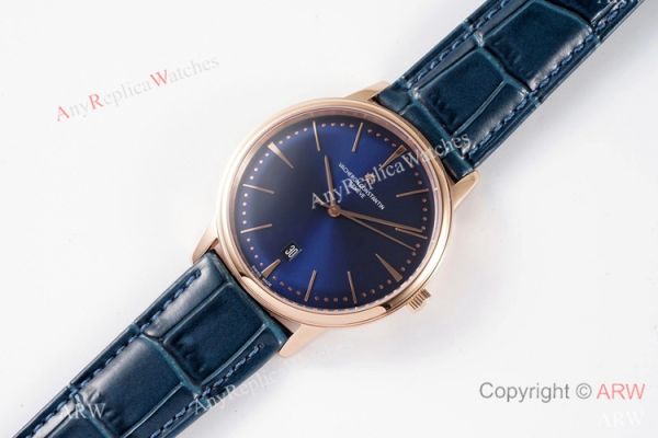 AI Factory Swiss Grade Vacheron Constantin Patrimony Watch Rose Gold Blue Dial AI Factory Swiss Grade Vacheron Constantin Patrimony Watch Rose Gold Blue Dial