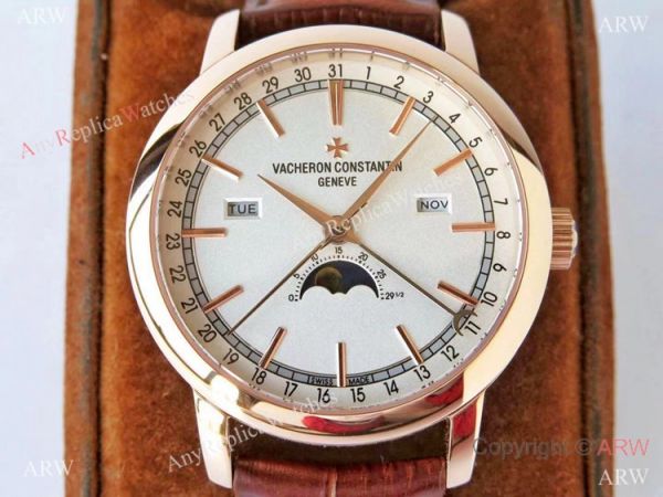 Swiss Replica Vacheron Constantin Traditionnelle Complete Calendar AIF Watch Rose Gold Swiss Replica Vacheron Constantin Traditionnelle Complete Calendar AIF Watch Rose Gold