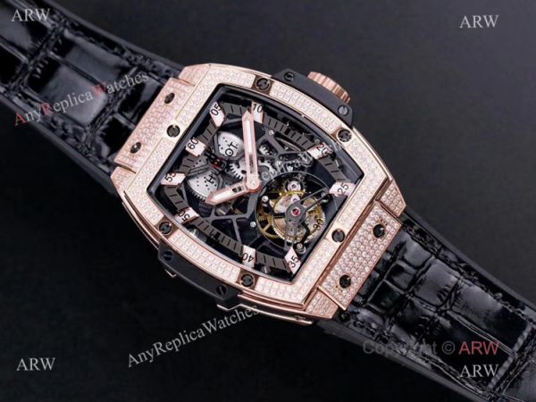 Best Hublot Masterpiece Mp-06 Senna Rose Gold Diamond Tourbillon Watch Replica Best Hublot Masterpiece Mp-06 Senna Rose Gold Diamond Tourbillon Watch Replica