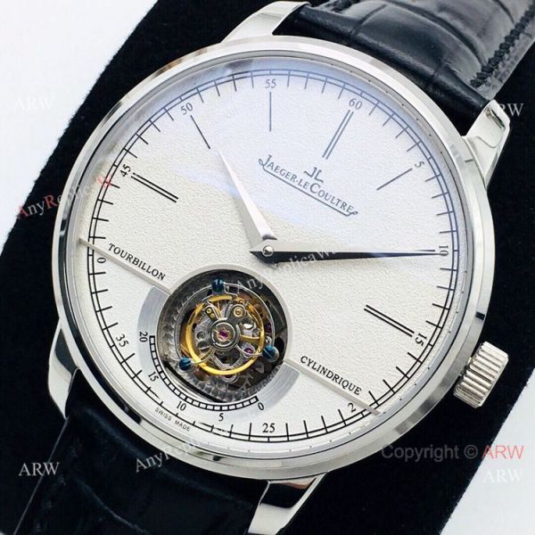 AAA Replica Jaeger-Lecoultre Master Ultra Thin Tourbillon White Dial Watch Grade 1A AAA Replica Jaeger-Lecoultre Master Ultra Thin Tourbillon White Dial Watch Grade 1A