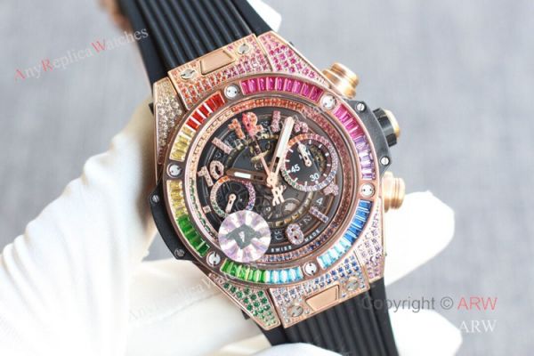 Best Hublot Watches For Men Swiss Replica Hublot Big Bang Unico Rainbow King Gold Best Hublot Watches For Men Swiss Replica Hublot Big Bang Unico Rainbow King Gold