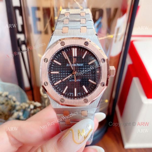 New Replica Audemars Piguet Royal Oak 37mm Lady Watch 2-Tone Rose Gold New Replica Audemars Piguet Royal Oak 37mm Lady Watch 2-Tone Rose Gold