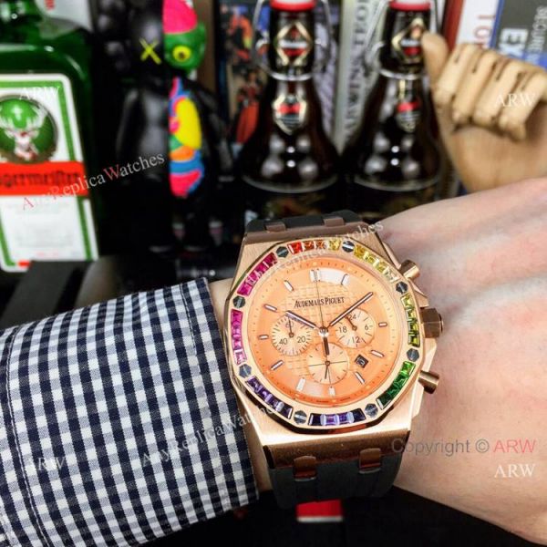 Best Copy Audemars Piguet Royal Oak Offshore 42mm Watches Rose Gold Dial Best Copy Audemars Piguet Royal Oak Offshore 42mm Watches Rose Gold Dial