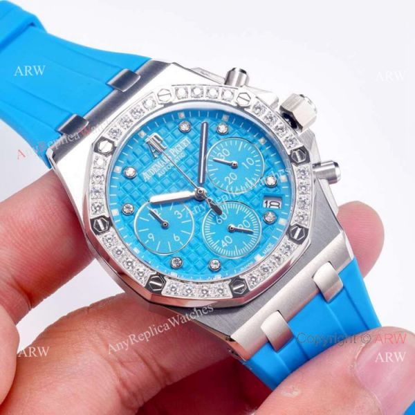 Audemars Piguet Royal Oak Offshore Watches Diamond Bezel Pink Dial Audemars Piguet Royal Oak Offshore Watches Diamond Bezel Pink Dial