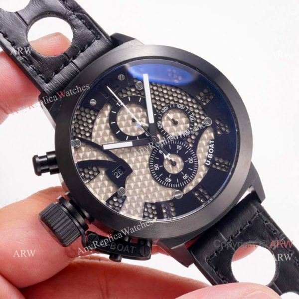 2020 NEW! U-Boat Classico U-8060 Replica Watch Black Chronograph 2020 NEW! U-Boat Classico U-8060 Replica Watch Black Chronograph