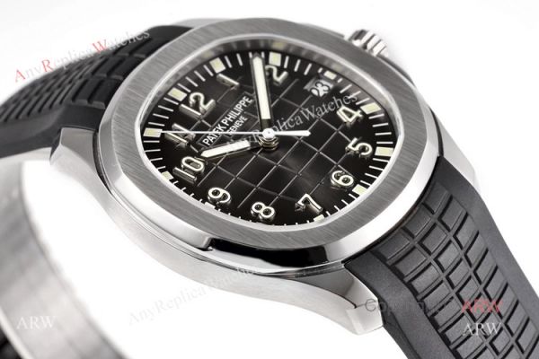 (ZF) Swiss 324 5167A Patek Philippe Aquanaut Grey Dial Black Rubber Band Automatic Watch Replica (ZF) Swiss 324 5167A Patek Philippe Aquanaut Grey Dial Black Rubber Band Automatic Watch Replica