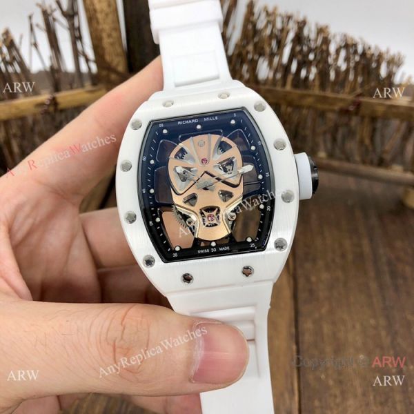 NEW! Copy Richard Mille RM52-06 Tourbillon Mask Watches Ceramic Case NEW! Copy Richard Mille RM52-06 Tourbillon Mask Watches Ceramic Case