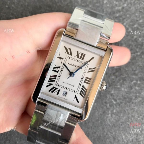 2020 Replica Stainless Steel Cartier Tank Solo Men Watch 2020 Replica Stainless Steel Cartier Tank Solo Men Watch