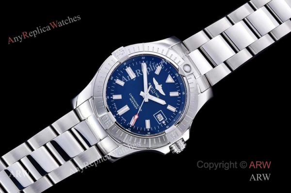 (GF) Best Breitling Avenger 43 Blue Dial Stainless Steel Swiss Replica Watches (GF) Best Breitling Avenger 43 Blue Dial Stainless Steel Swiss Replica Watches