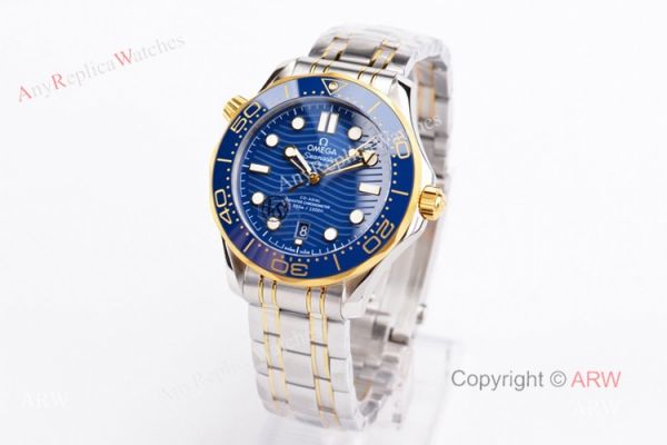 VS Factory Omega Seamaster Diver 300m Blue Dial Gold And Silver Watch Best Replica VS Factory Omega Seamaster Diver 300m Blue Dial Gold And Silver Watch Best Replica