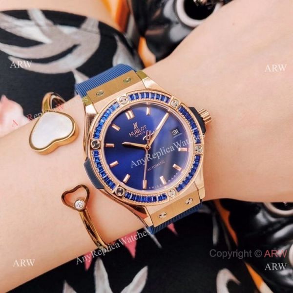 Replica Hublot Big Bang Green Diamond Watche Women Size Replica Hublot Big Bang Green Diamond Watche Women Size