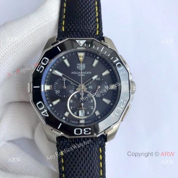 Tag Heuer Aquaracer Chronograph Watches Black Dial Rubber Strap Tag Heuer Aquaracer Chronograph Watches Black Dial Rubber Strap