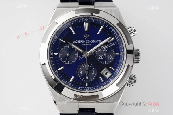 Swiss Copy Vacheron Constantin Overseas Chronograph 5500V Watch Blue Face Swiss Copy Vacheron Constantin Overseas Chronograph 5500V Watch Blue Face