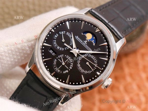 NEW! AAA Replica Jaeger-LeCoultre Master Ultra Thin Perpetual Watch Black Dial NEW! AAA Replica Jaeger-LeCoultre Master Ultra Thin Perpetual Watch Black Dial
