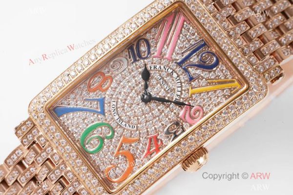 New! Swiss Copy Franck Muller Long Island Rose Gold Ice Watch Dream Markers New! Swiss Copy Franck Muller Long Island Rose Gold Ice Watch Dream Markers