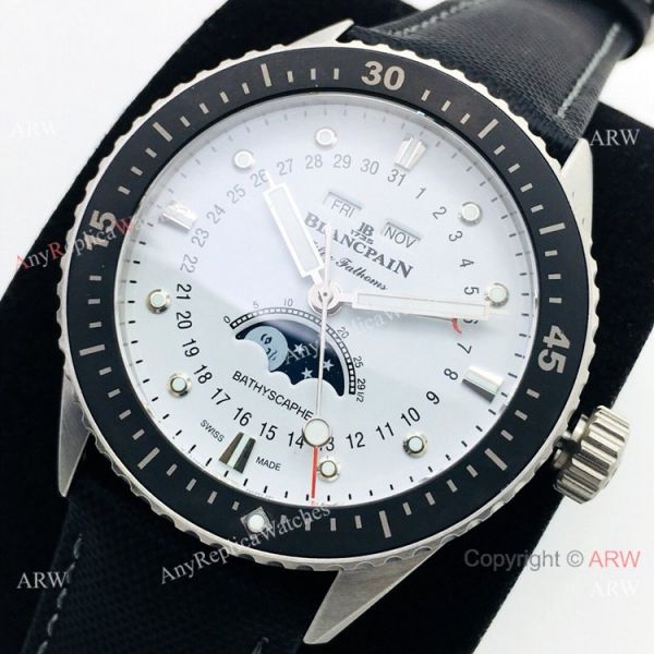 AAA Swiss Replica Blancpain Bathyscaphe Watch with Moonphase AAA Swiss Replica Blancpain Bathyscaphe Watch with Moonphase