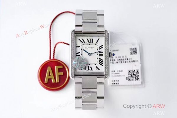 New! Swiss Cartier Tank Solo AF Factory Stainless Steel Watch Mid-size New! Swiss Cartier Tank Solo AF Factory Stainless Steel Watch Mid-size