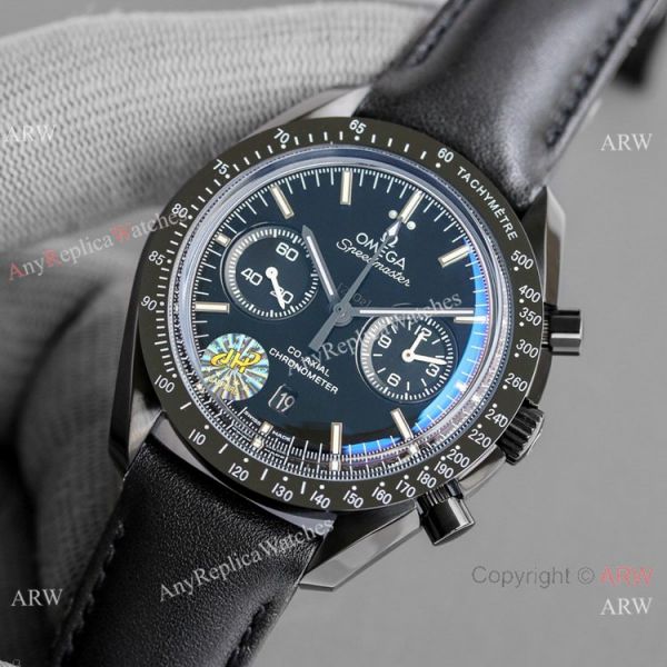 JH Omega Speedmaster Chronograph Swiss 9300 Watch Black Ceramic JH Omega Speedmaster Chronograph Swiss 9300 Watch Black Ceramic
