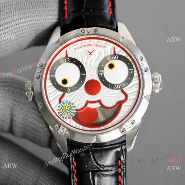 Swiss Copy Konstantin Chaykin Joker Dracula Watches Leather Strap 42mm Swiss Copy Konstantin Chaykin Joker Dracula Watches Leather Strap 42mm