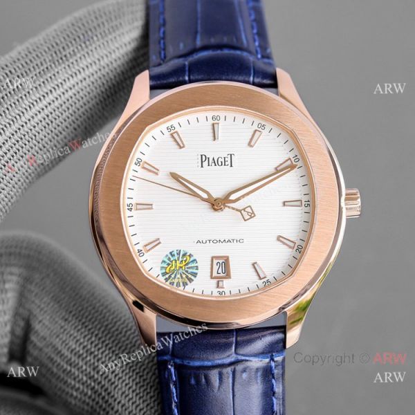 Swiss Replica Piaget Polo S Limited Edition Watches Blue Leather Strap Swiss Replica Piaget Polo S Limited Edition Watches Blue Leather Strap