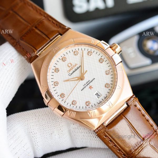 New! Swiss Copy Omega Constellation Gents Watches Rose Gold 39mm New! Swiss Copy Omega Constellation Gents Watches Rose Gold 39mm