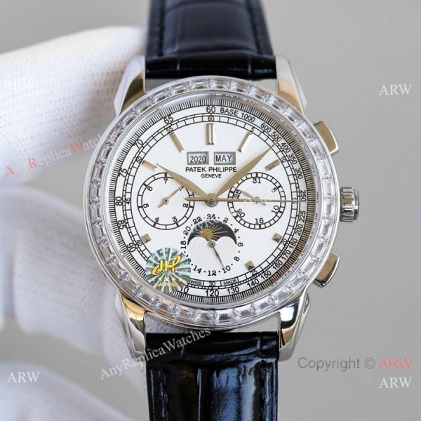 Swiss Clone Patek Philippe Grand Complications Perpetual Calendar Watch 5270g White Face Swiss Clone Patek Philippe Grand Complications Perpetual Calendar Watch 5270g White Face
