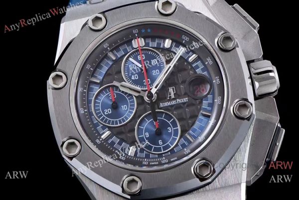 (JF) Swiss 3126 Audemars Piguet Chronograph Michael Schumacher Blue Index Dial Watch (JF) Swiss 3126 Audemars Piguet Chronograph Michael Schumacher Blue Index Dial Watch