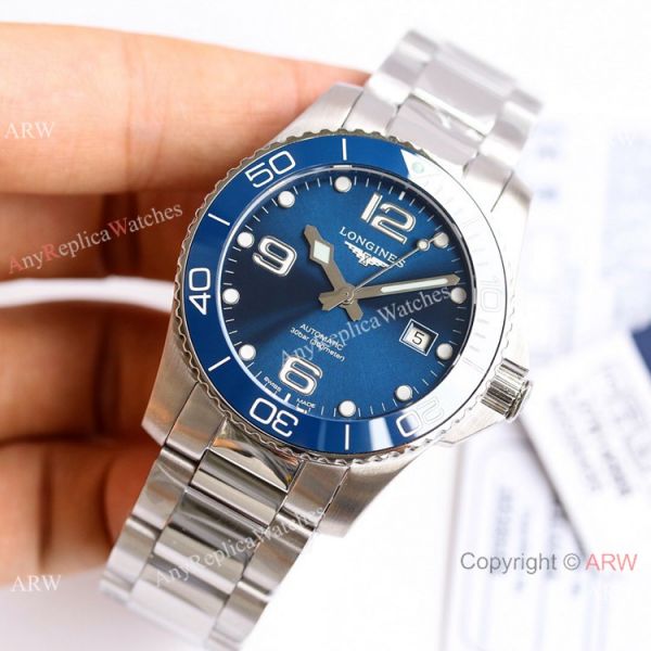 AAA Replica Longines Hydroconquest Watch Stainless Steel Blue Ceramic 41mm AAA Replica Longines Hydroconquest Watch Stainless Steel Blue Ceramic 41mm