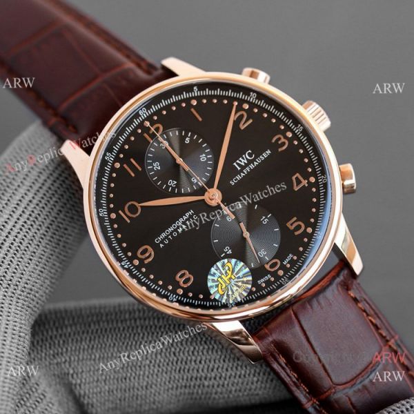 AAA Replica IWC Portuguese Rose Gold White Watches Swiss 7750 Chronograph AAA Replica IWC Portuguese Rose Gold White Watches Swiss 7750 Chronograph