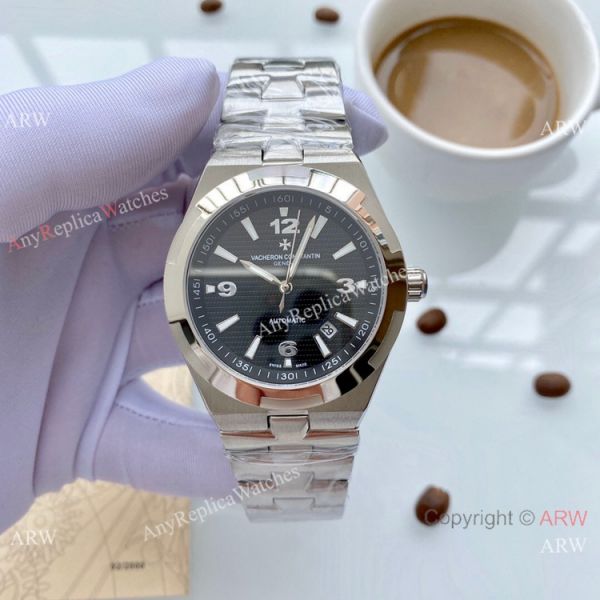 Copy Vacheron Constantin Geneve Overseas Watches SS White Face Copy Vacheron Constantin Geneve Overseas Watches SS White Face