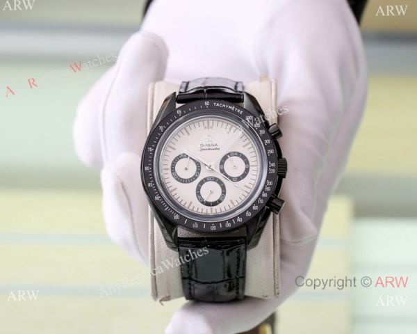 New Style Omega Speedmaster Chronograph Black Steel Watches New Style Omega Speedmaster Chronograph Black Steel Watches