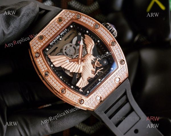 Unique Model Richard Mille RM 57-05 Eagle Dial With Rose Gold Diamonds Watch Replica Unique Model Richard Mille RM 57-05 Eagle Dial With Rose Gold Diamonds Watch Replica