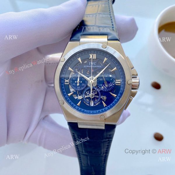 Replica IWC Aquatimer Black Leather Strap Watches 42mm Replica IWC Aquatimer Black Leather Strap Watches 42mm