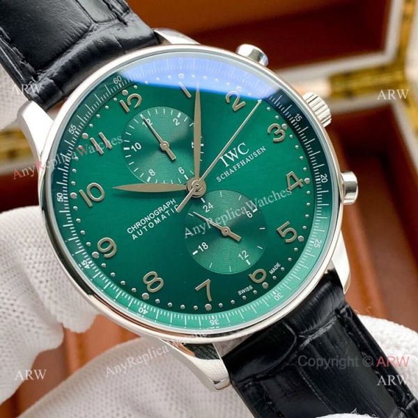2020 New Copy IWC Portuguese Automatic Watch Green Dial 2020 New Copy IWC Portuguese Automatic Watch Green Dial