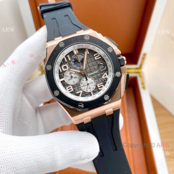 2020 Copy Audemars Piguet Offshore Watches Rose Gold and Black 2020 Copy Audemars Piguet Offshore Watches Rose Gold and Black