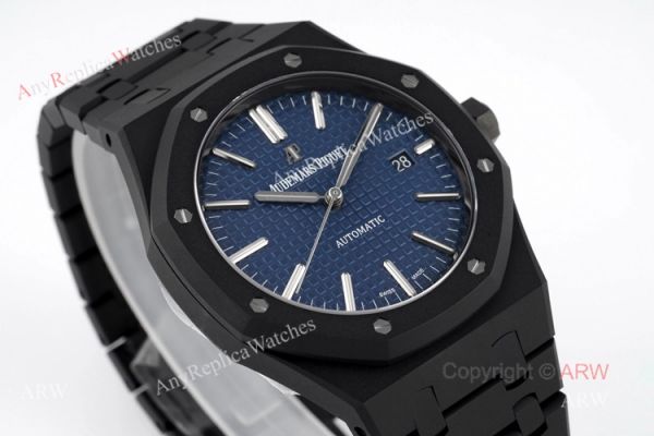 (ZF) New Audemars Piguet Royal Oak 15400 Blue Dial Black Venom Swiss Replica DLC Watches (ZF) New Audemars Piguet Royal Oak 15400 Blue Dial Black Venom Swiss Replica DLC Watches