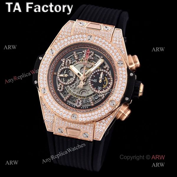 Hublot Diamond Watch Men Swiss Quality Replica Hublot Unico Big Bang Rose Gold Diamonds Hublot Diamond Watch Men Swiss Quality Replica Hublot Unico Big Bang Rose Gold Diamonds