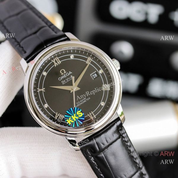 Copy Omega De Ville Prestige Watches SS Gray Dial Automatic Copy Omega De Ville Prestige Watches SS Gray Dial Automatic