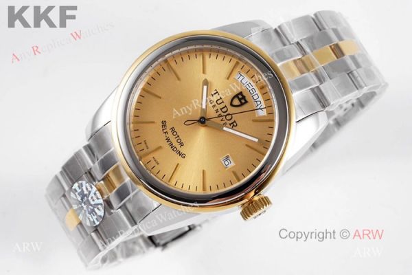 New Tudor Day Date Glamour Gold Watch 39mm Top Replica New Tudor Day Date Glamour Gold Watch 39mm Top Replica