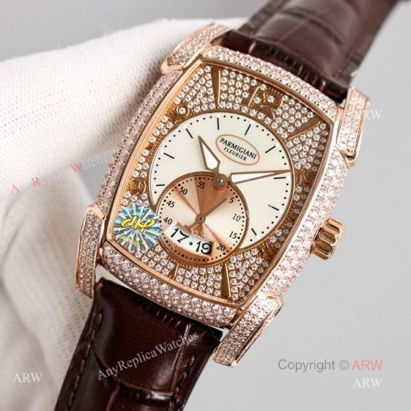 New Parmigiani Fleurier KALPA Rose Gold Diamond Watches Replica For Men New Parmigiani Fleurier KALPA Rose Gold Diamond Watches Replica For Men