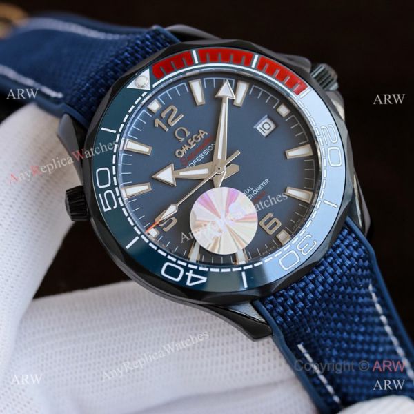 Best Quality Copy Omega Seamaster Planet Ocean Watches Black and Orange Best Quality Copy Omega Seamaster Planet Ocean Watches Black and Orange