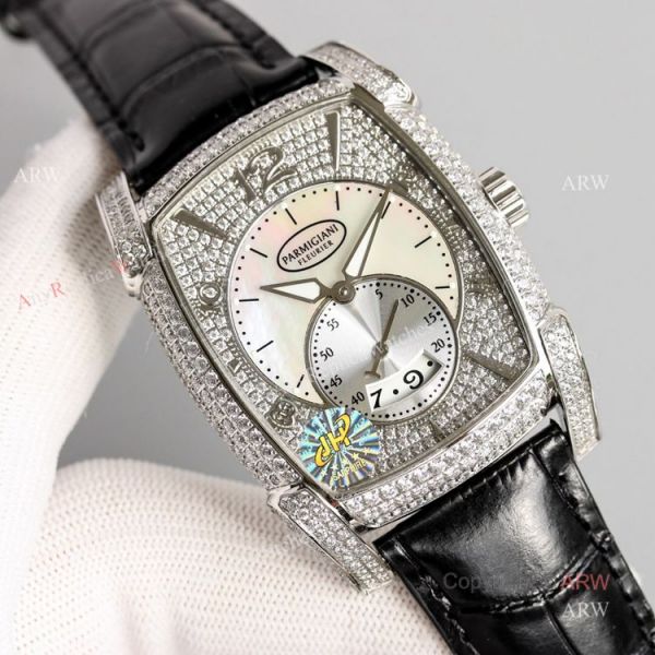 New Parmigiani Fleurier KALPA With Diamonds Mens Swiss Replica Watches New Parmigiani Fleurier KALPA With Diamonds Mens Swiss Replica Watches