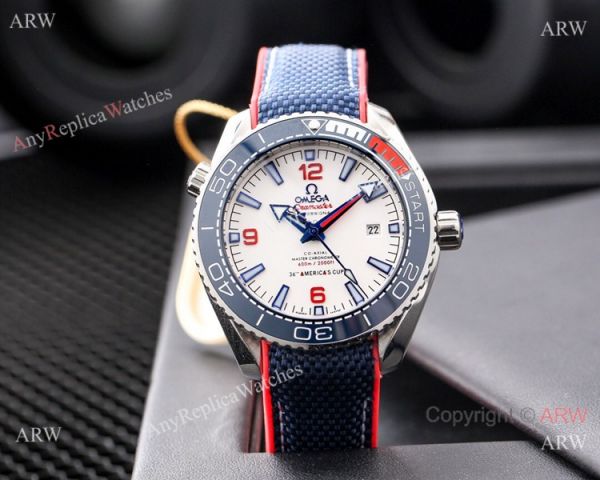 New Copy Omega Planet Ocean 600M Americas Cup Watches Blue Dial New Copy Omega Planet Ocean 600M Americas Cup Watches Blue Dial
