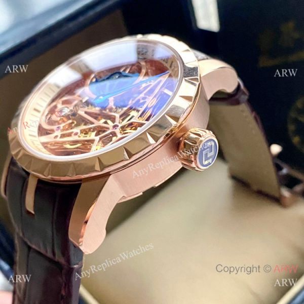 New Copy Roger Dubuis Excalibur 46mm Rose Gold Hollow Watch New Copy Roger Dubuis Excalibur 46mm Rose Gold Hollow Watch