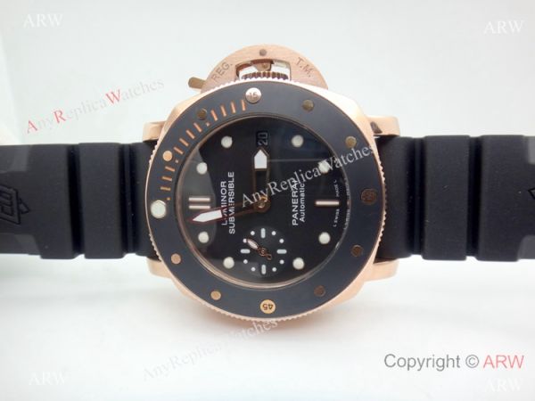 Copy Panerai Submersible PAM684 Watch Rose Gold Lady 42mm Copy Panerai Submersible PAM684 Watch Rose Gold Lady 42mm